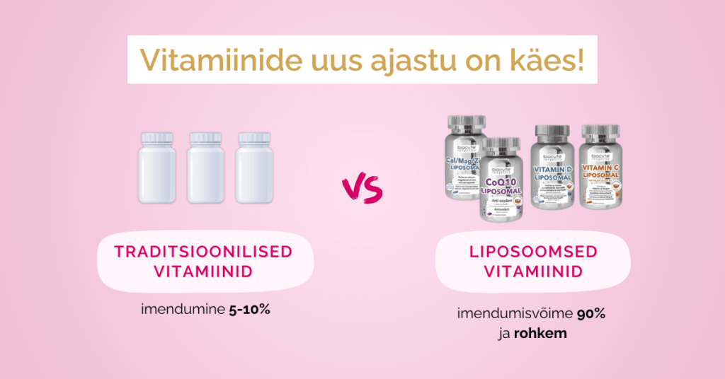 LIPOSOOMSED VITAMIINID VS TRADITSIOONILISED VITAMIINID ultimate beauty iluvitamiinid