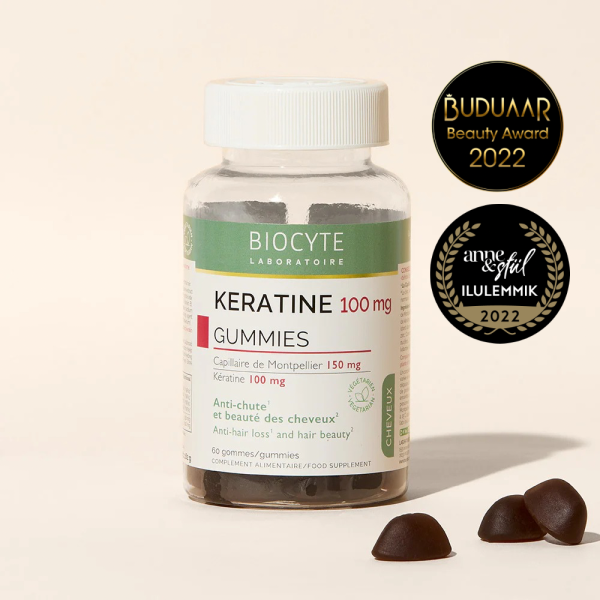 keratinekk Жевательные конфеты с кератином для роста волос — изображение 1